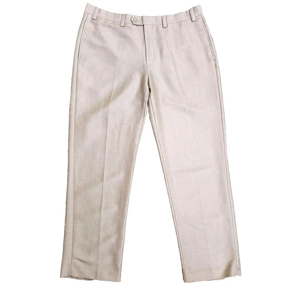 Lauren Ralph Lauren Dress Pants Men's 36x32 (Fits 36x30) Beige Straight Leg